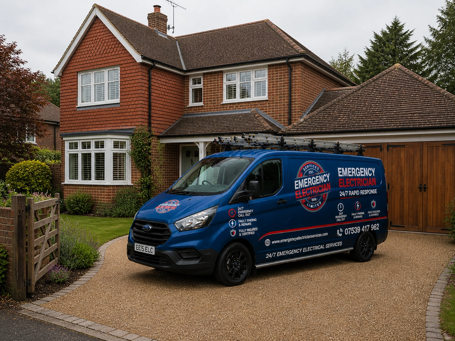 Emergency electrician providing electrical repairs in Berkshire