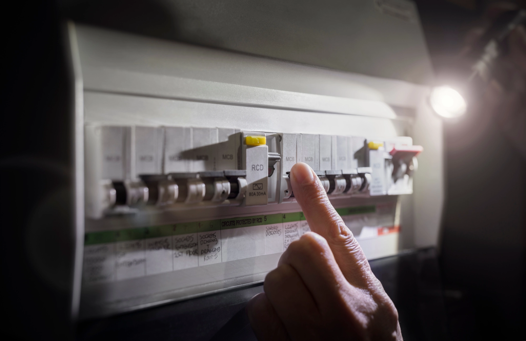 Faulty electrical appliance causing a circuit to trip