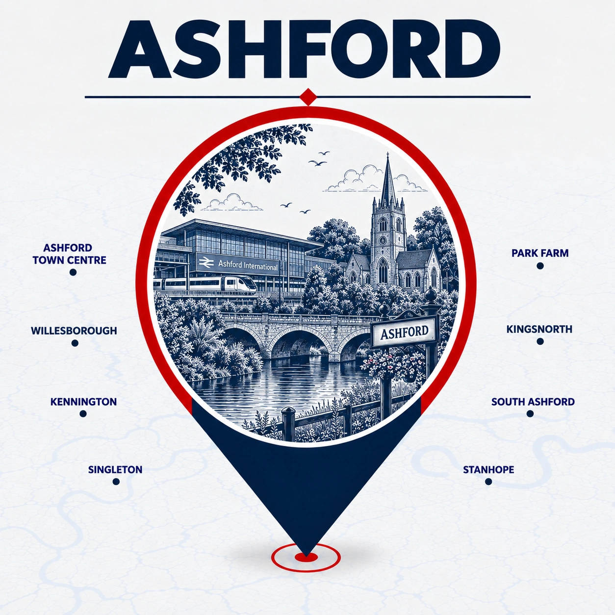 Emergency electrician coverage across Ashford and surrounding areas