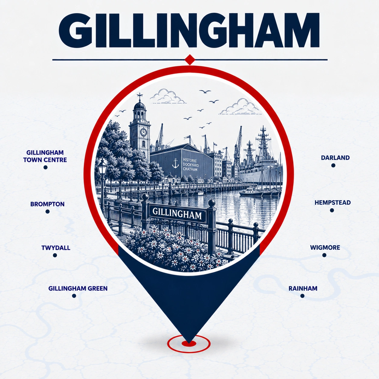 Emergency electrician coverage across Gillingham and surrounding areas
