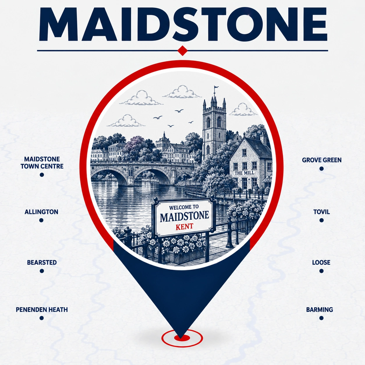 Emergency electrician coverage across Maidstone and surrounding areas